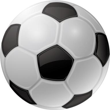 black with white soccer vector