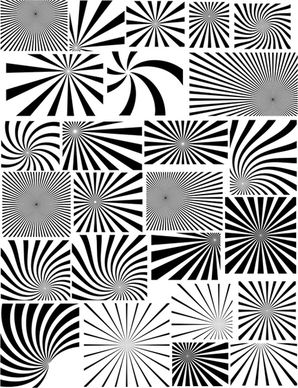black with white whirl background and photoshop brushes