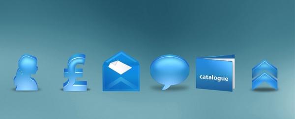 Bleu Icons icons pack