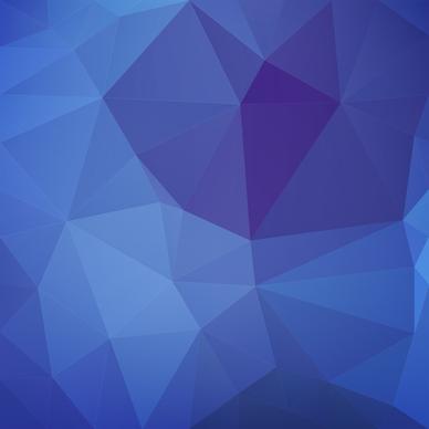 blue 3d geometric abstract background