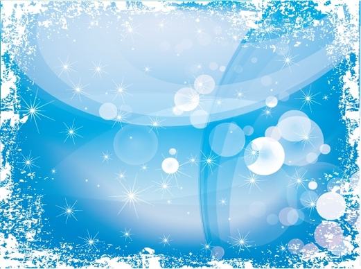 blue abstract grunge background sparkling stars style