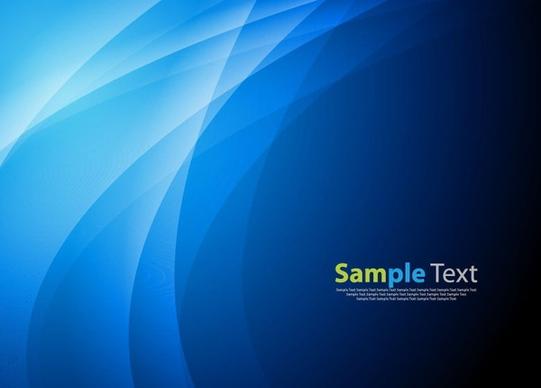 Blue Abstract Wave Background Vector Graphic