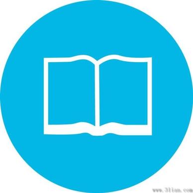 blue book icon vector