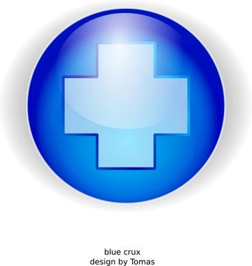 Blue Cross clip art