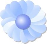 Blue Flower clip art