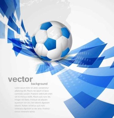 blue football sport background vector