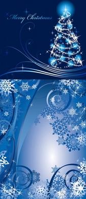 blue new year background vector
