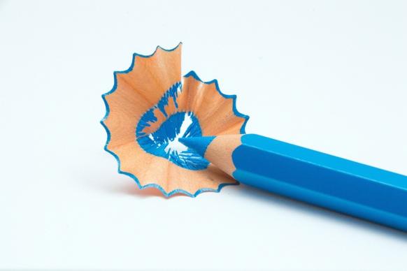 blue pencil