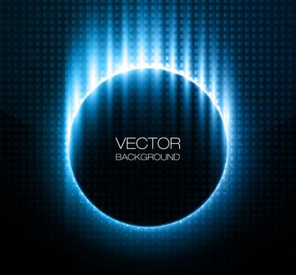 blue radiance futuristic background vector