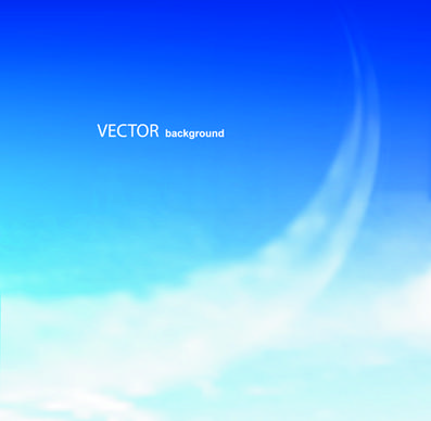 blue sky8 white cloud background vector