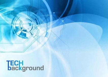 blue styles tech background vector