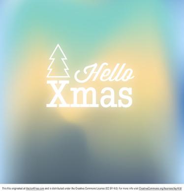 blurred christmas vector background
