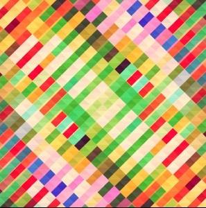 blurred mosaic colored background art vector