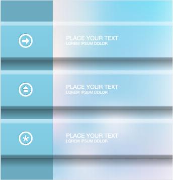 blurry banner business template background