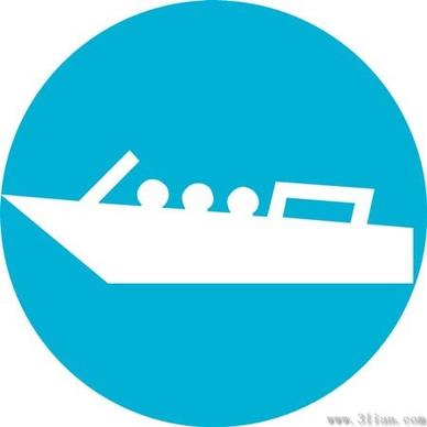 boat icons vector