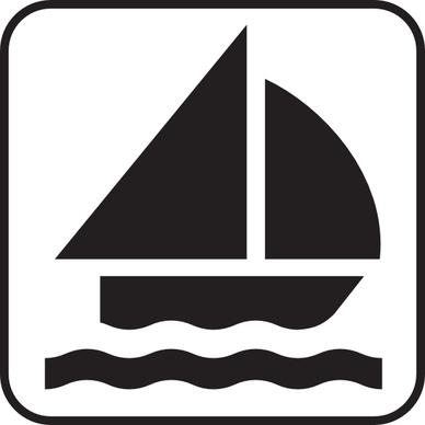 Boat Sailing clip art