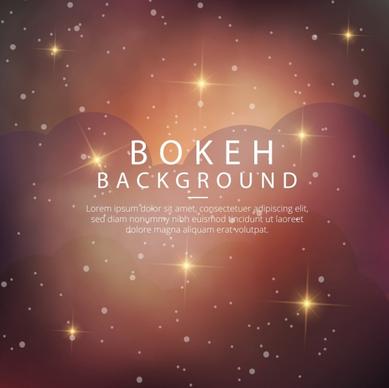 bokeh background sparkling brown design