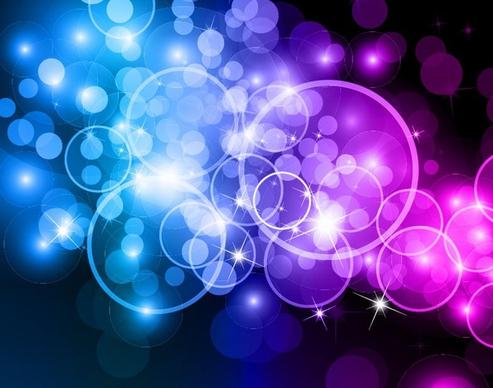 Bokeh Circles Abstract Background Vector Graphic