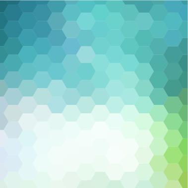 bokeh honeycomb vector background