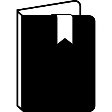 bookmark sign icon 3d silhouette sketch