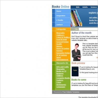 Books Online Template