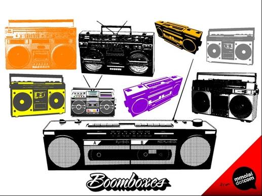 
								Boomboxes							