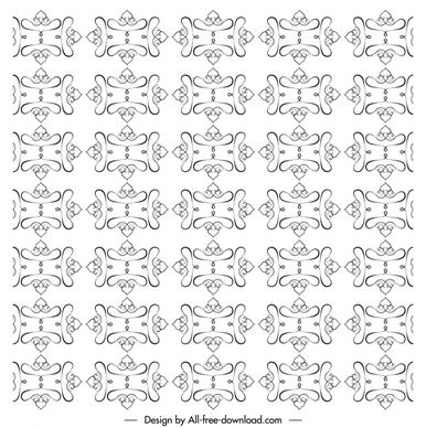 border elements classic style pattern template repeating flat symmetry decor