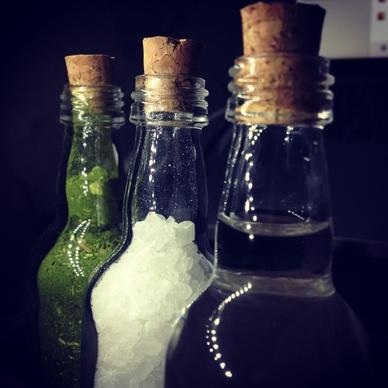 bottle herb salt