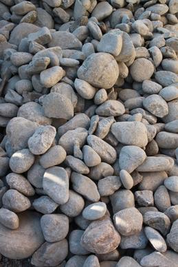 boulders close-up pebbles