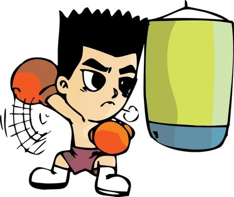 boxing vector