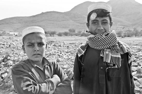boys afghani portrait