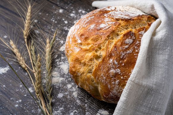 breakfast picture elegant bread wheat closeup