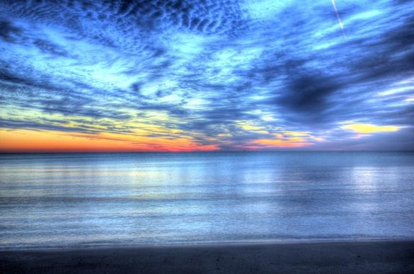 breaking dawn at harrington beach state park wisconsin
