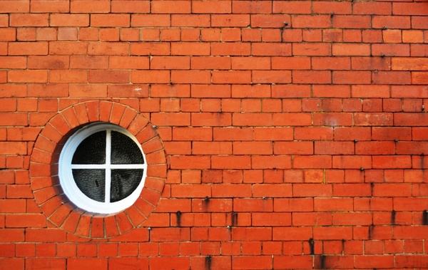 brick wall and window