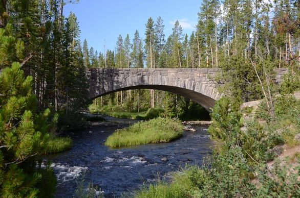 bridge stone stream