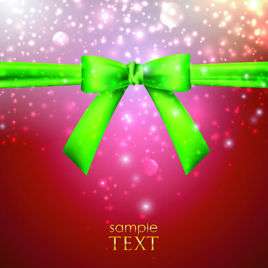 bright backgrounds with bow design vector