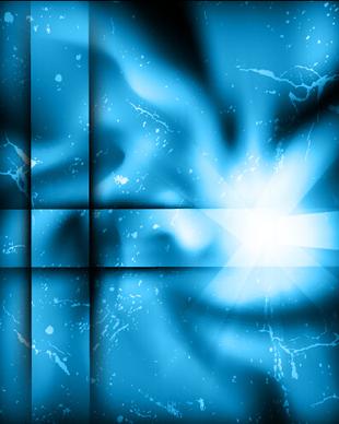 bright blue abstract background art vector