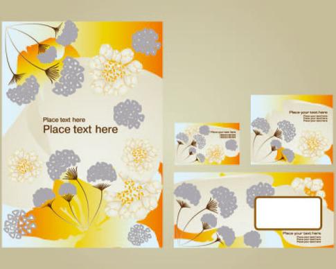 bright pattern business card templates
