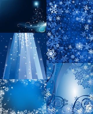 bright stars and snowflakes hd picture