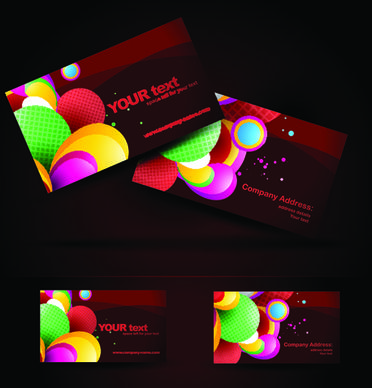 brilliant business card design vector
