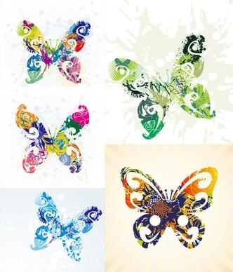 brilliant butterflies vector