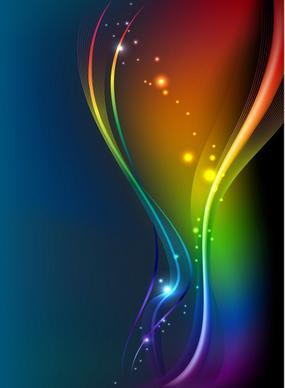 decorative background modern twinkling colorful dynamic light effect