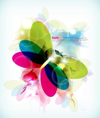 butterfly background colorful blurred transparent decor
