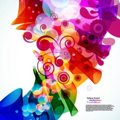 brilliant colorful loop pattern 02 vector