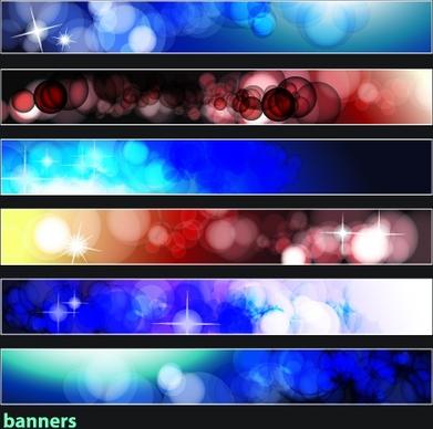 brilliant dynamic banners 08 vector