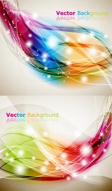 brilliant dynamic effects background vector