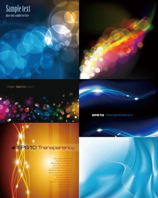 brilliant dynamic effects background vector
