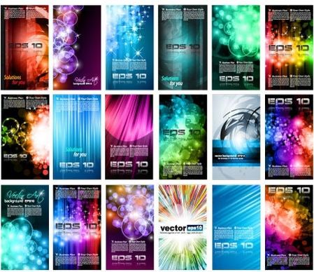 technology background templates modern colorful light effect decor
