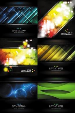 decorative background templates modern colorful bokeh abstract design