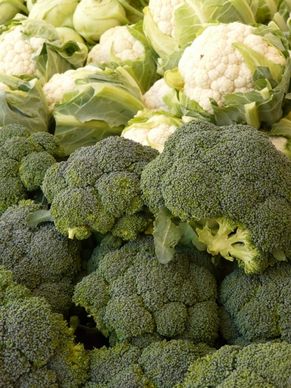 broccoli cauliflower vegetables